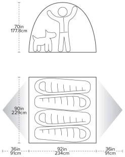 Buitenkampeertent Winkel -Buitenkampeertent Winkel big agnes spicer peak 4 safari 1