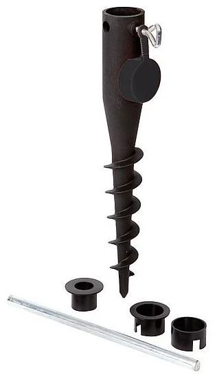 Bo-Camp Parasol Grondboor 26-44mm Nylon Black 3 Bo-Camp Parasol Grondboor 26-44mm Nylon Black