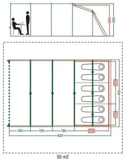 Coleman Aspen 6 L -Buitenkampeertent Winkel coleman aspen 6 l 3