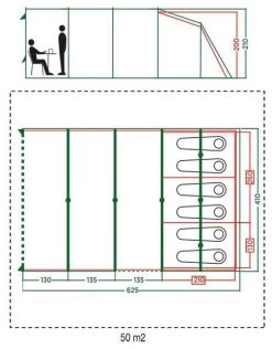 Coleman Castle Pines 6 L 9 Coleman Castle Pines 6 L -Buitenkampeertent Winkel coleman castle pines 6 l 3