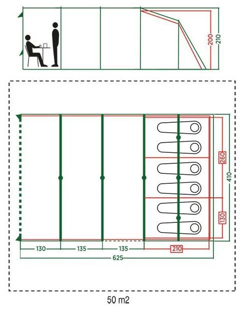 Coleman Castle Pines 6 L 6 Coleman Castle Pines 6 L - Afbeelding 4
