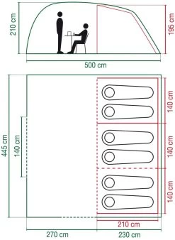 Coleman Vespucci 6 11 Coleman Vespucci 6 -Buitenkampeertent Winkel coleman vespucci 6 2