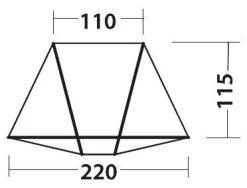 Easy Camp Bay Blue & Sand -Buitenkampeertent Winkel easy camp bay blue sand 2