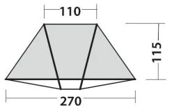 Easy Camp Beach Grey & Sand -Buitenkampeertent Winkel easy camp beach blue sand 2