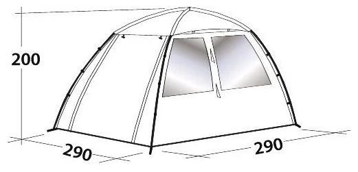 Easy Camp Daytent Granite Grey 4 Easy Camp Daytent Granite Grey - Afbeelding 2