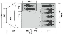 Easy Camp Palmdale 800 Lux Blue 14 Easy Camp Palmdale 800 Lux Blue -Buitenkampeertent Winkel easy camp palmdale 800 lux blue 2