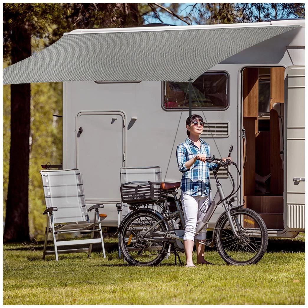 Mestic Schaduwdoek Luifel Polyester Met LED 2.5 X 4 M Antracite 5 Mestic Schaduwdoek Luifel Polyester Met LED 2.5 X 4 M Antracite - Afbeelding 3