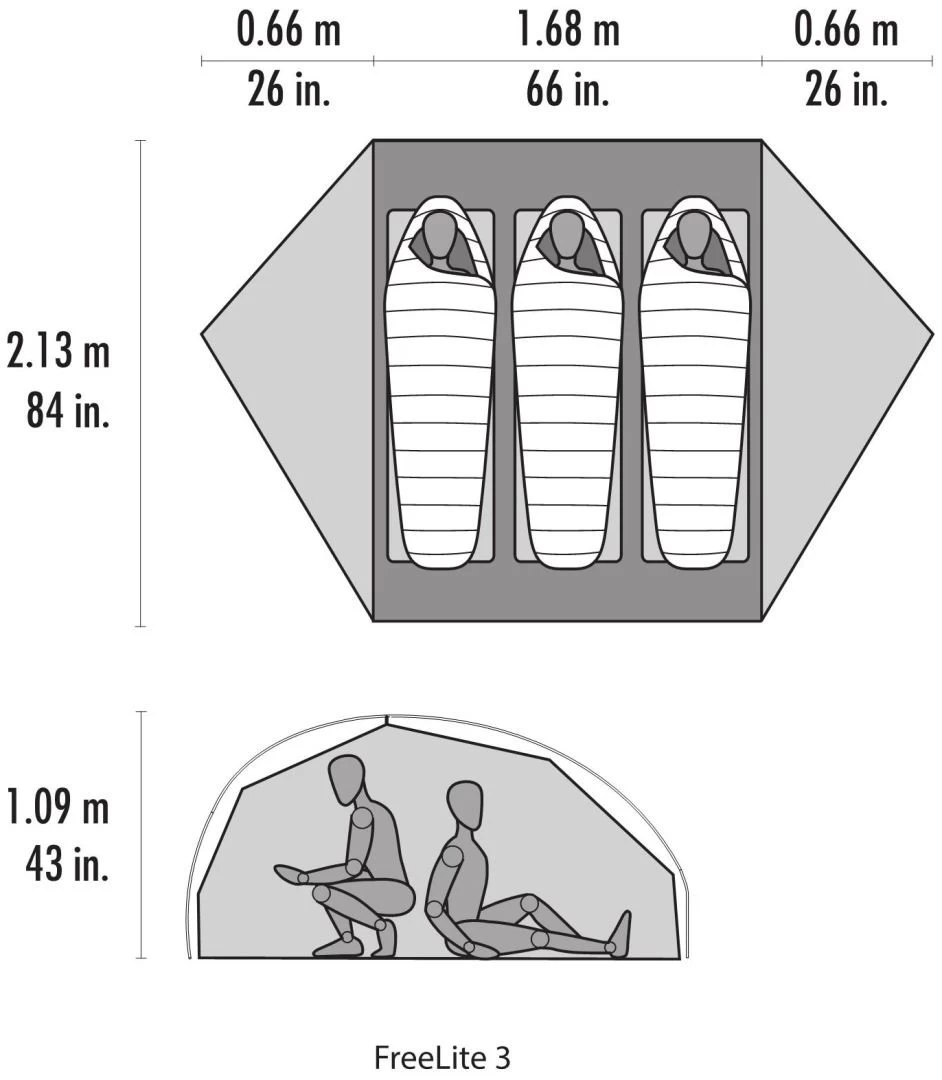 MSR FreeLite 3 Sahara 5 MSR FreeLite 3 Sahara - Afbeelding 3