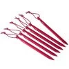 MSR Groundhog Tent Stake Kit 6pcs Red -Buitenkampeertent Winkel msr groundhog tent stake kit 6pcs 0