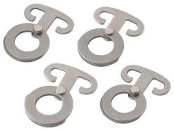 Outwell Accessory Hooks 4 Pcs Silver Grey