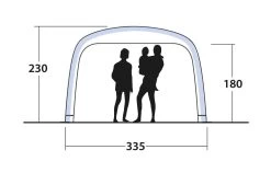 Outwell Air Shelter Black-Grey 11 Outwell Air Shelter Black-Grey -Buitenkampeertent Winkel outwell air shelter grey 3