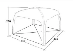 Outwell Air Shelter Black-Grey 13 Outwell Air Shelter Black-Grey -Buitenkampeertent Winkel outwell air shelter grey 5