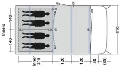 Outwell Avondale 4PA Green 14 Outwell Avondale 4PA Green -Buitenkampeertent Winkel outwell avondale 4pa green 2 2