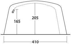 Outwell Avondale 6PA 2022 Green -Buitenkampeertent Winkel outwell avondale 6pa green 2