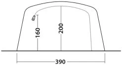Outwell Birchdale 6PA 2022 Green -Buitenkampeertent Winkel outwell birchdale 6pa green 2 1