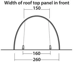 Outwell Dash 4 2022 Blue -Buitenkampeertent Winkel outwell dash 4 blue 3
