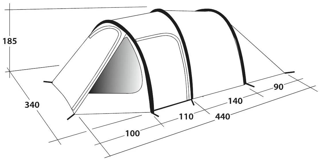 Outwell Earth 5 Blue 6 Outwell Earth 5 Blue - Afbeelding 4
