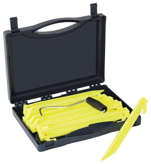 Outwell Guyline Peg Box Luminous Green 3 Outwell Guyline Peg Box Luminous Green