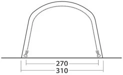 Outwell Hayward Lake 4ATC Demo 2022 Navy Night -Buitenkampeertent Winkel outwell hayward lake 4atc demo navy night 3