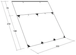 Outwell Hillcrest Tarp Green 12 Outwell Hillcrest Tarp Green -Buitenkampeertent Winkel outwell hillcrest tarp green 2