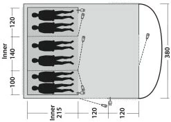 Outwell Lawndale 6 -Buitenkampeertent Winkel outwell lawndale 6 2