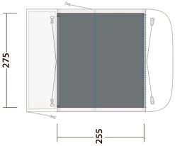 Outwell Newburg 260 Flat Woven Carpet 7 Outwell Newburg 260 Flat Woven Carpet -Buitenkampeertent Winkel outwell newburg 260 flat woven carpet grey 2