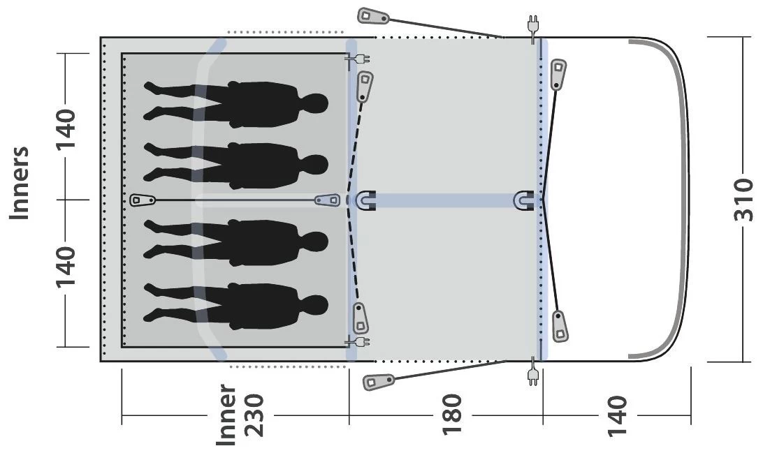 Outwell Springville 4SA 4 Outwell Springville 4SA - Afbeelding 2