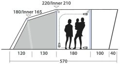 Outwell Springville 4SA 14 Outwell Springville 4SA -Buitenkampeertent Winkel outwell springville 4sa navy night 2