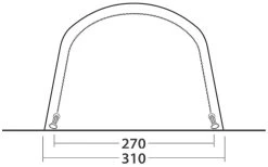 Outwell Springville 4SA 15 Outwell Springville 4SA -Buitenkampeertent Winkel outwell springville 4sa navy night 3