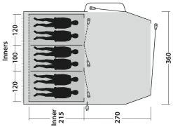 Outwell Springwood 6SG Blue 11 Outwell Springwood 6SG Blue -Buitenkampeertent Winkel outwell springwood 6sg blue 2 1
