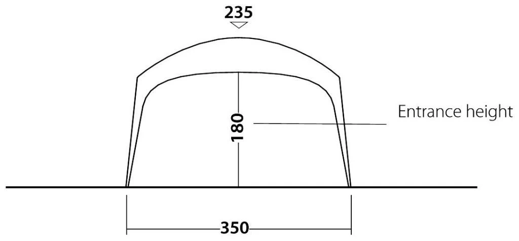 Outwell Summer Lounge L Blue 5 Outwell Summer Lounge L Blue - Afbeelding 3