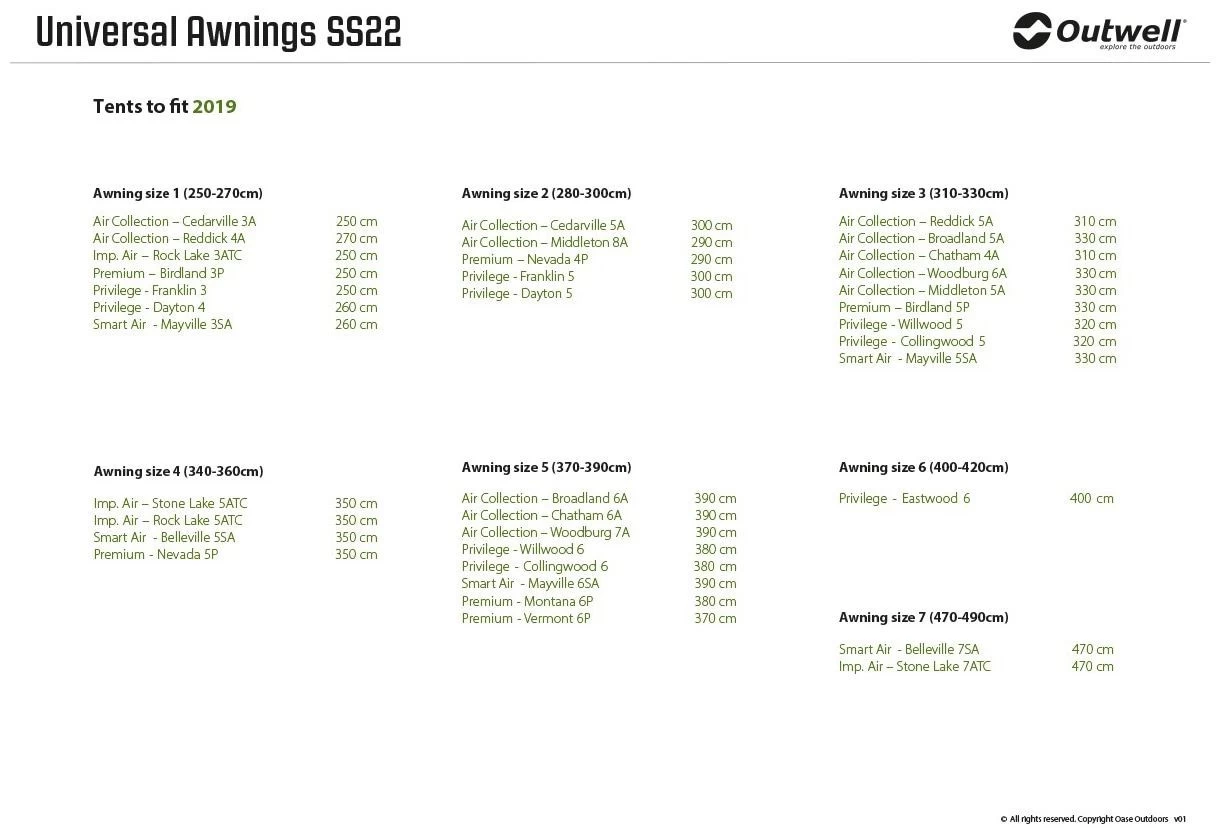 Outwell Universal Luifel Size 6 Black-Grey 10 Outwell Universal Luifel Size 6 Black-Grey - Afbeelding 8