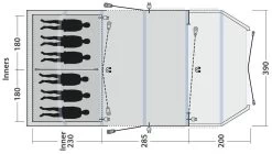 Outwell Wood Lake 6ATC Navy Night -Buitenkampeertent Winkel outwell wood lake 6atc navy night 2 1