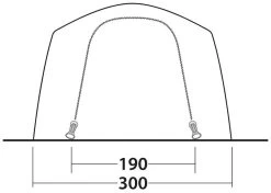 Outwell Yosemite Lake 4TC Dark Leaf -Buitenkampeertent Winkel outwell yosemite lake 4tc dark leaf 2