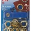 Prym Zeilringen + Mont. 14mm 10 St -Buitenkampeertent Winkel prym zeilringen mont 14mm 0