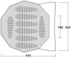 Robens Chinook Ursa Package Deal Khaki Tent + Footprint + Fleececarpet -Buitenkampeertent Winkel robens chinook ursa package deal 3