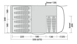 Robens Eagle Rock TC 6+2XP Package Deal Sand & Green Tent + Footprint + Carpet -Buitenkampeertent Winkel robens eagle rock tc 6 2xp package deal sand green 3