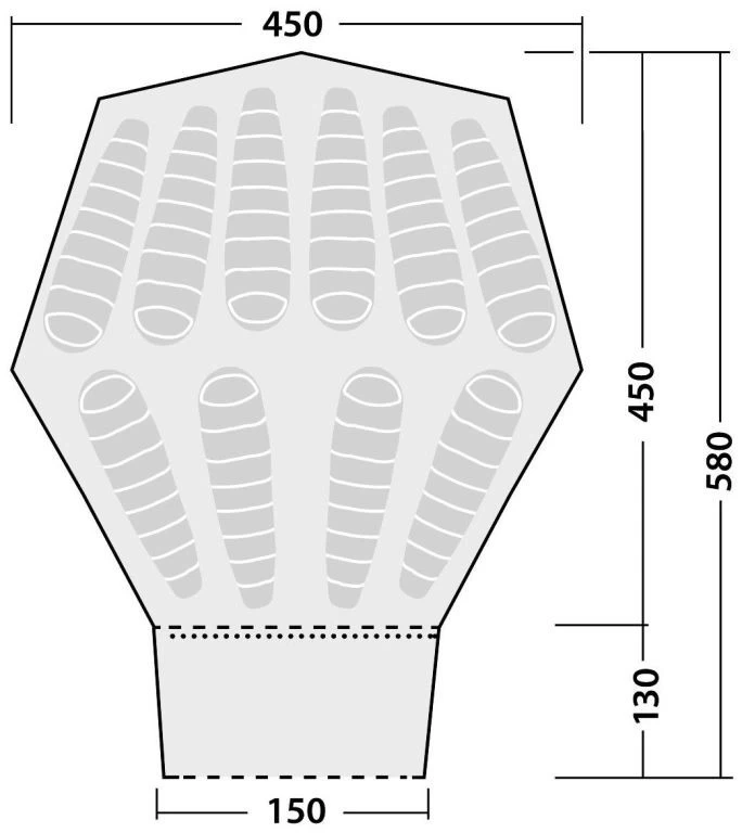 Robens Kiowa Package Deal Khaki Tent + Footprint + Carpet 4 Robens Kiowa Package Deal Khaki Tent + Footprint + Carpet - Afbeelding 2