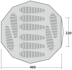 Robens Klondike Grande PRS Dark Green 10 Robens Klondike Grande PRS Dark Green -Buitenkampeertent Winkel robens klondike grande prs dark green 2