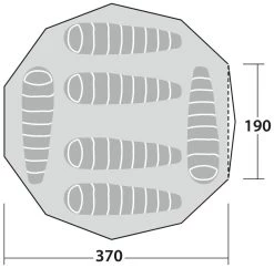 Robens Klondike PRS Dark Green -Buitenkampeertent Winkel robens klondike prs dark green 2