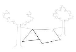 Robens Tarp 3 X 3 M Red -Buitenkampeertent Winkel robens tarp 3 x 3 m red 5