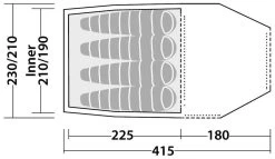Robens Voyager Versa 4 Green -Buitenkampeertent Winkel robens voyager versa 4 green 4