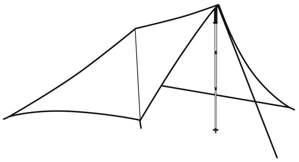 Robens Wing Tarp Green Vineyard 6 Robens Wing Tarp Green Vineyard - Afbeelding 4