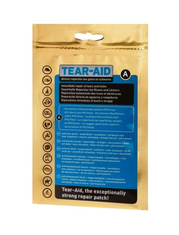 Tear-Aid A Reparatie Gaten Vinyl-katoen-nylon 4 Tear-Aid A Reparatie Gaten Vinyl-katoen-nylon - Afbeelding 2