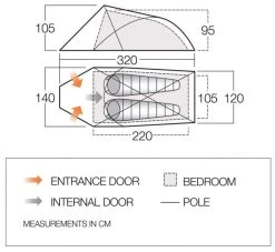Buitenkampeertent Winkel -Buitenkampeertent Winkel vango helvellyn 200 pamir green 1